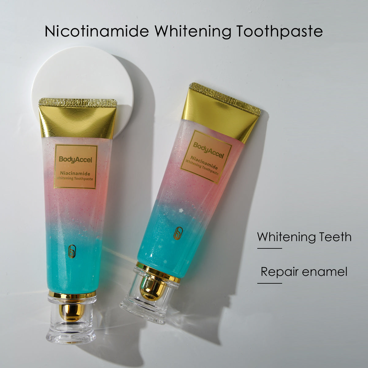 Niacinamide Whitening Toothpaste, BodyAccel Toothpaste, Niacinamide Intensive Whitening Toothpaste, Niacinamide Toothpaste, Stain Removal Toothpaste Natural