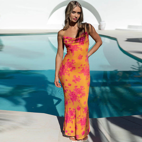 Sexy Backless Spaghetti Straps Dress