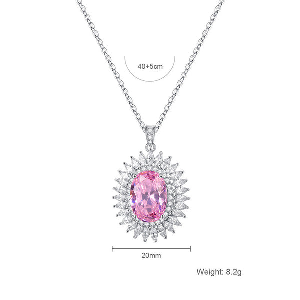 New Three-dimensional Crystal Jewelry Necklace Pendant