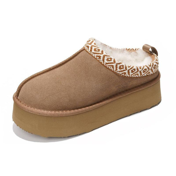 Project Cloud | "Sayre" 100% Genuine Leather Slippers for Women | Memory Foam | Lightweight | Non-Slip