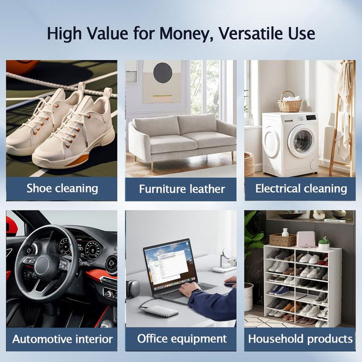 Multi Functional Cleaner, White Shoe Cleaner, Multi-Purpose Leather Cleaner, Cleaning Sofa, Vehicle Interior Cleaning and Maintenance, Household Cleaning, Protecting Leather Products, Quickly Cleaning Scratches and Stains, Halloween