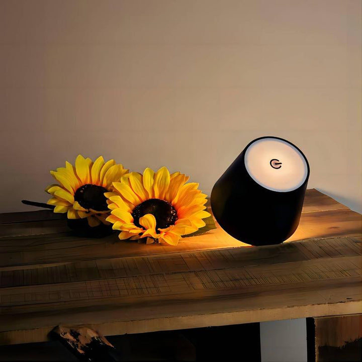 New Wireless Bottle Lamp - LED Bottle Lights for Liquor & Wine Bottles, Cordless Lampshade, Whiskey Bottle Top Light, Bottle Stopper Night Light Kit, Rechargeable 3-Tone Touch-Dimmable