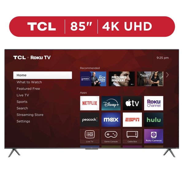 85” Class S4 (85S410R) 4K UHD HDR LED Smart TV with Roku TV