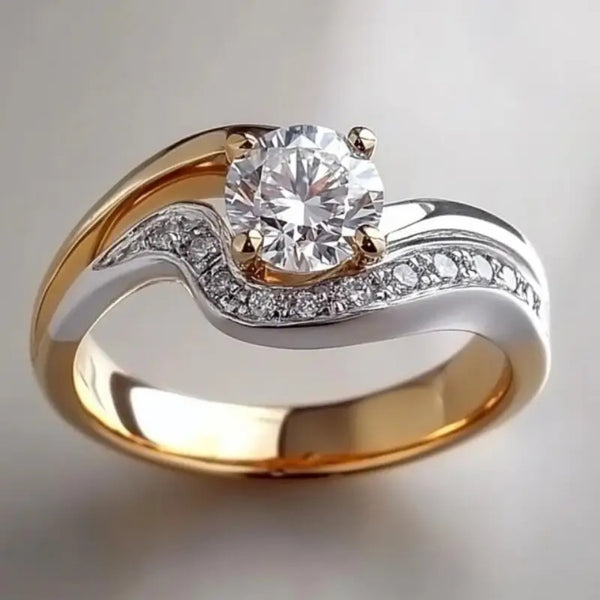 Women's Simple All-match Fashion Moissanite Ring